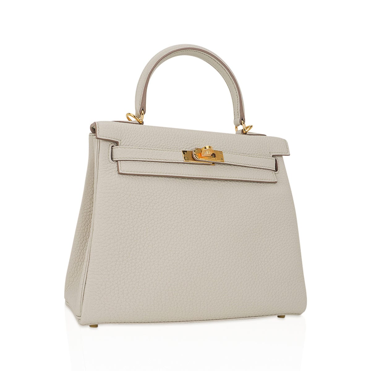 👜Kelly 25 Retourne Bag Beton Togo Leather with Gold Hardware