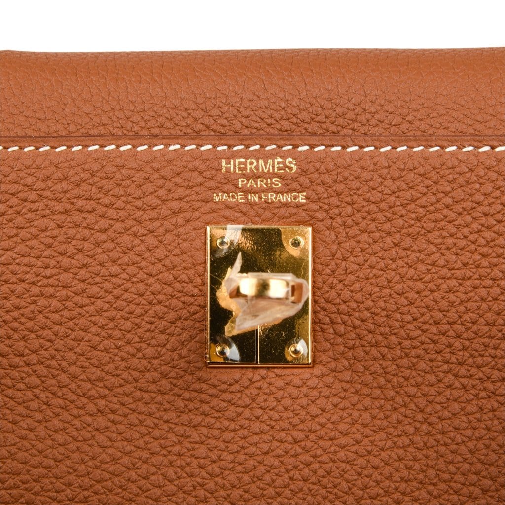 👜Kelly 25 Retourne Bag Coveted Gold Togo Gold Hardware