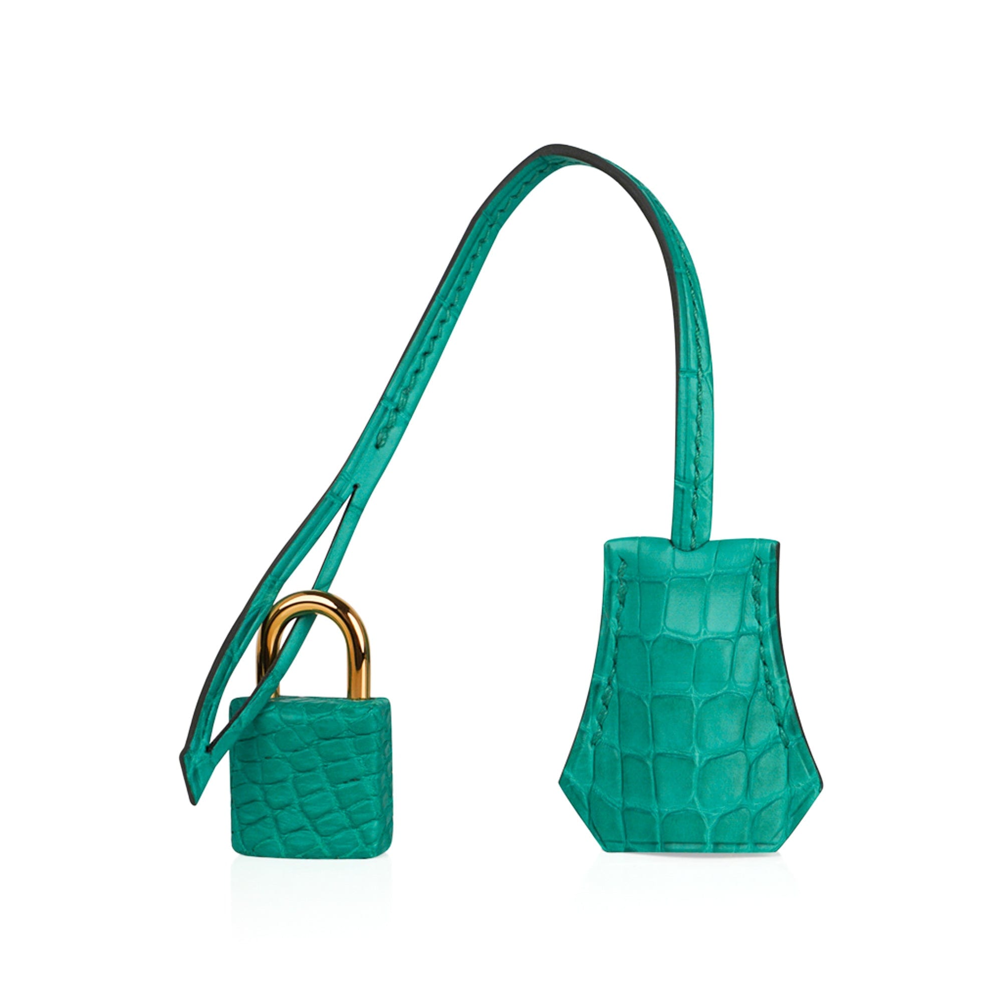 👜Kelly 28 Bag Vert Jade Matte Alligator Gold Hardware