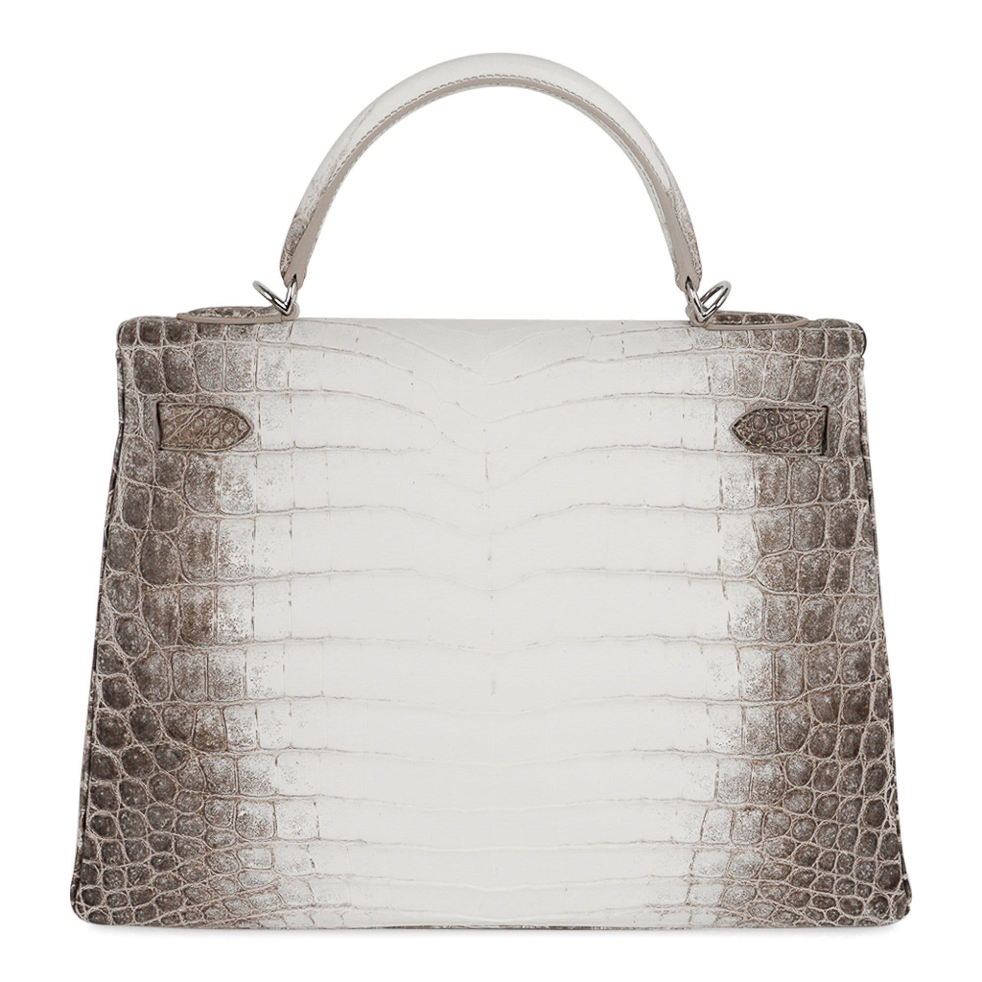 👜Limited Edition Kelly 32 Bag Himalaya Crocodile with Palladium Hardware