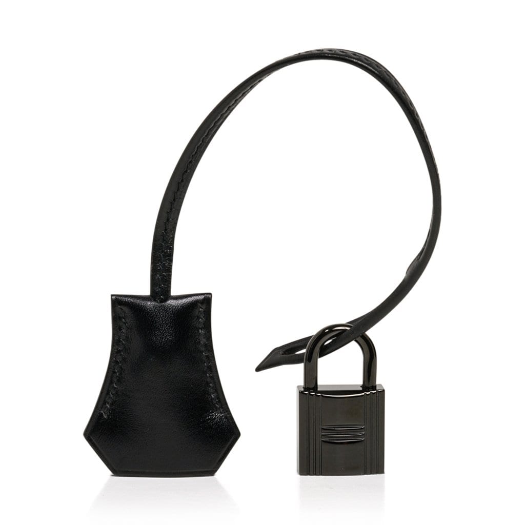 👜Kelly 32 So Black Bag Box Leather Limited Edition