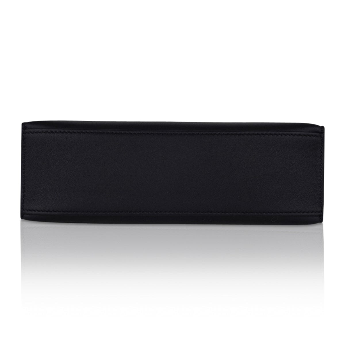 👜Kelly Pochette Bag Black Rose Gold Hardware Clutch