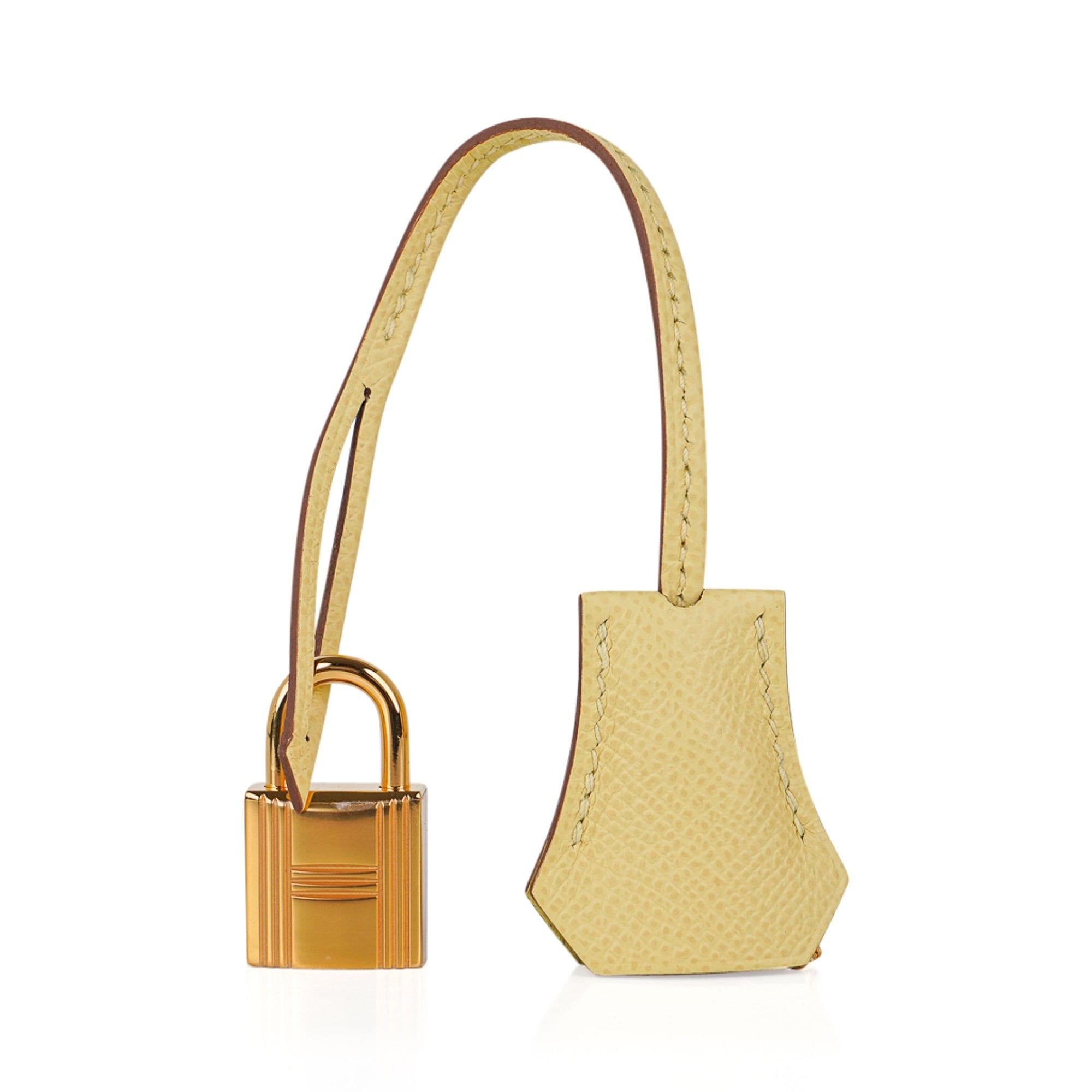 👜Kelly 25 Bag Jaune Poussin Epsom Gold Hardware