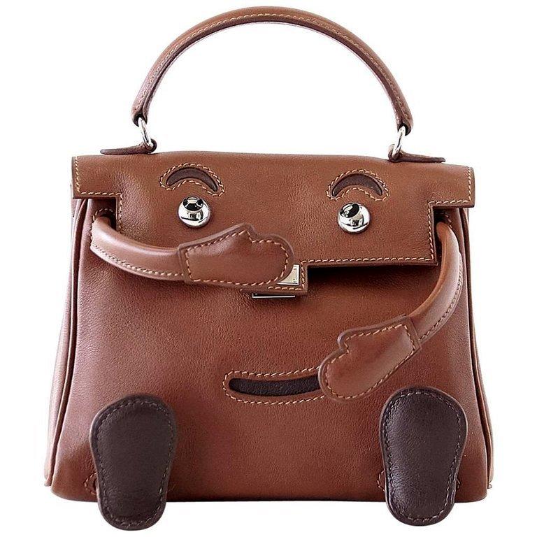 👜Kelly Doll Quelle Idole Rare Limited Edition Noisette Gulliver Leather