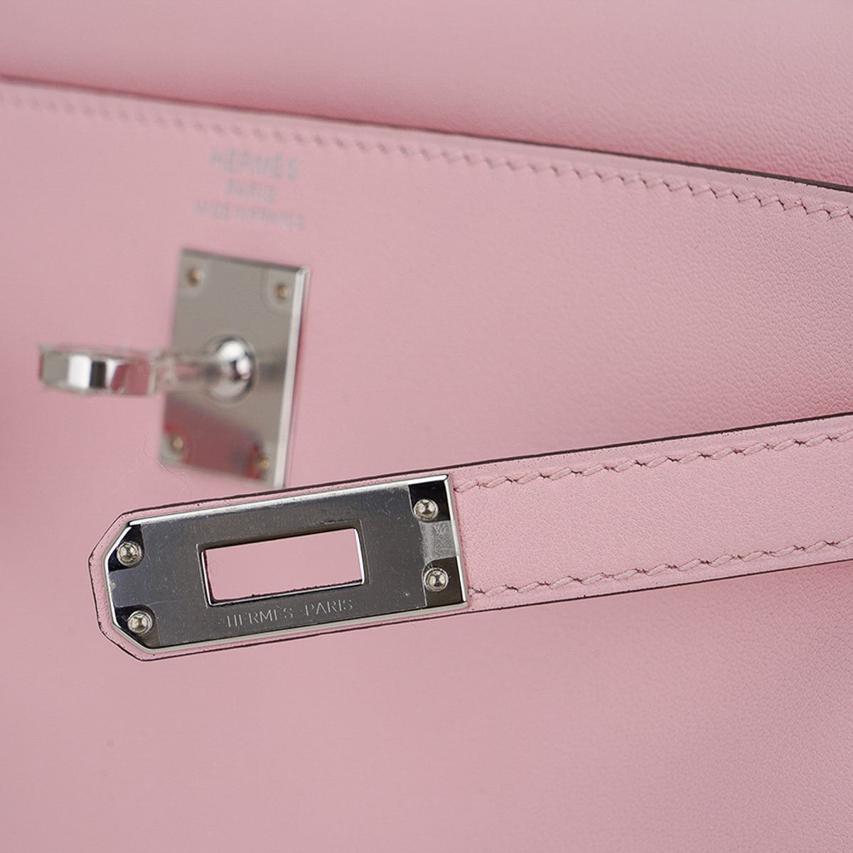 👜Kelly 25 Bag Rose Sakura Swift Leather with Palladium Hardware